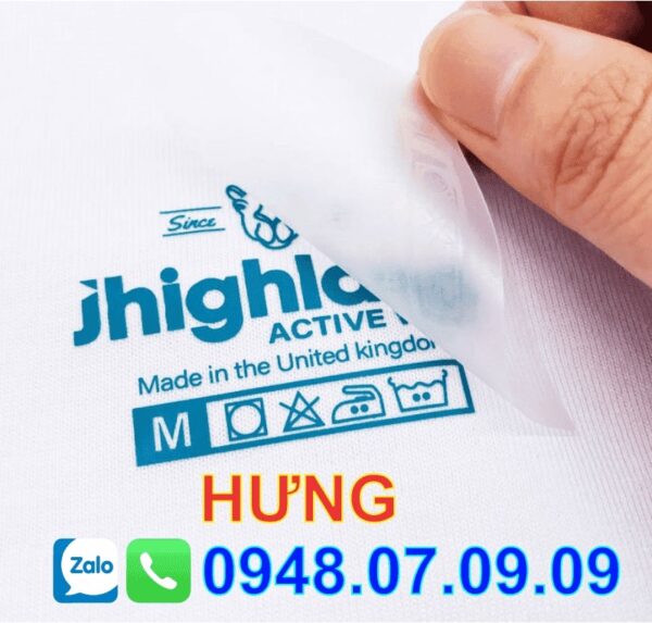 nhãn mác ép nhiệt