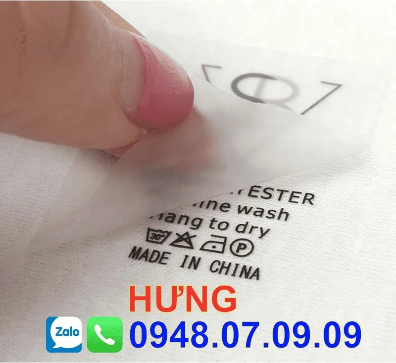 nhãn chuyển nhiệt nhãn chuyển nhiệt